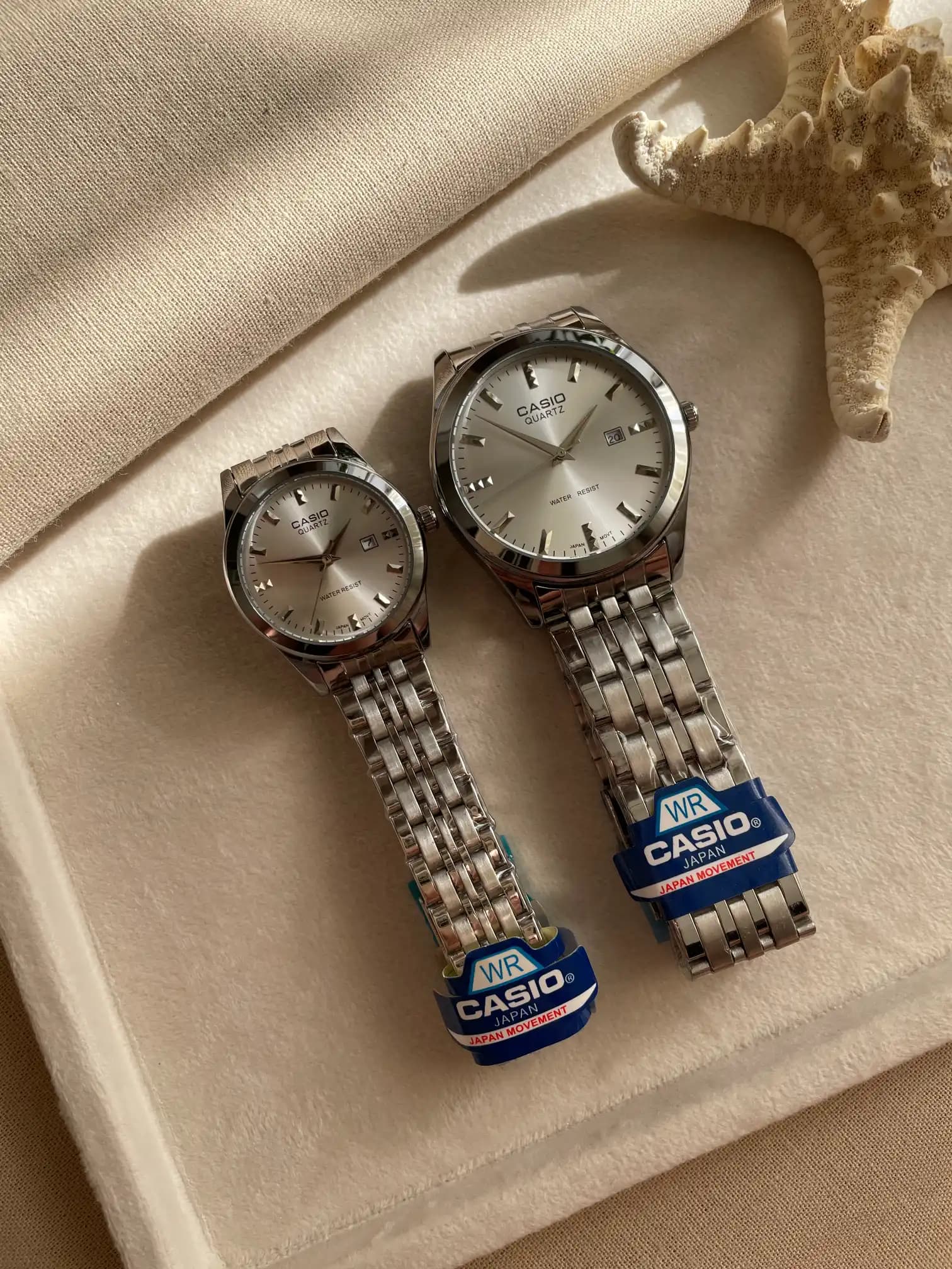 ساعت مچی کلاسیک کاسیو (Casio) مدل نقرهای — تصویر ۲