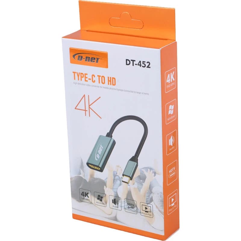 تبدیل Type-C به HDMI دی نت DT-452 — تصویر ۶