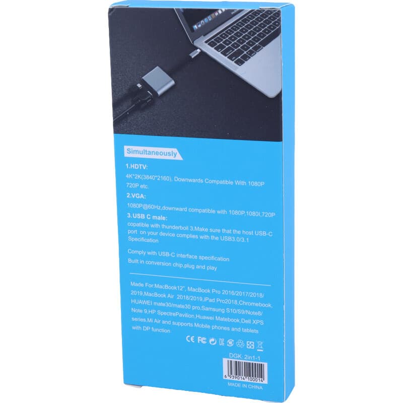 تبدیل Type-C به Daguaika HDMI/VGA — تصویر ۸