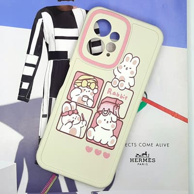 کاور پرشین کینگ مدل خرگوش Rabbit مناسب برای گوشی موبایل شیائومی Redmi Note 12 (4G) — تصویر ۲
