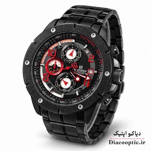 ساعت مچی اورجینال مردانه سه موتور برند نیوی فورس مدل NF8056