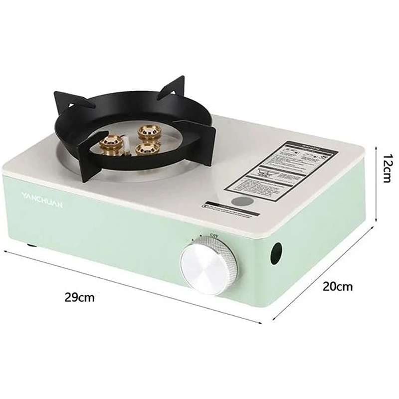 اجاق گاز مسافرتی سه شعله YANCHUAN Camping Portable Gas Stove رنگ مشکی کد L733 — تصویر ۴