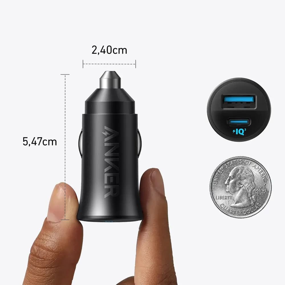 شارژر فندکی انکر مدل Anker A2741 30W — تصویر ۲