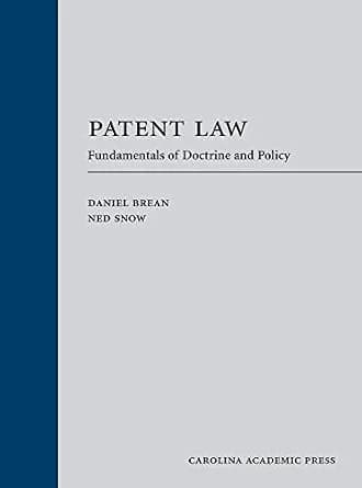 و دانلود نسخه کامل کتاب زبان اصلی Patent Law: Fundamentals of Doctrine and Policy | دانلود کتاب خارجی