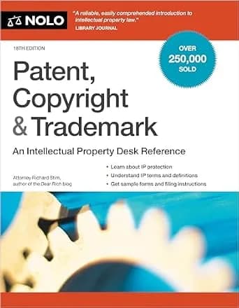 و دانلود نسخه کامل کتاب زبان اصلی Patent, Copyright & Trademark: An Intellectual Property Desk Reference | دانلود کتاب خارجی