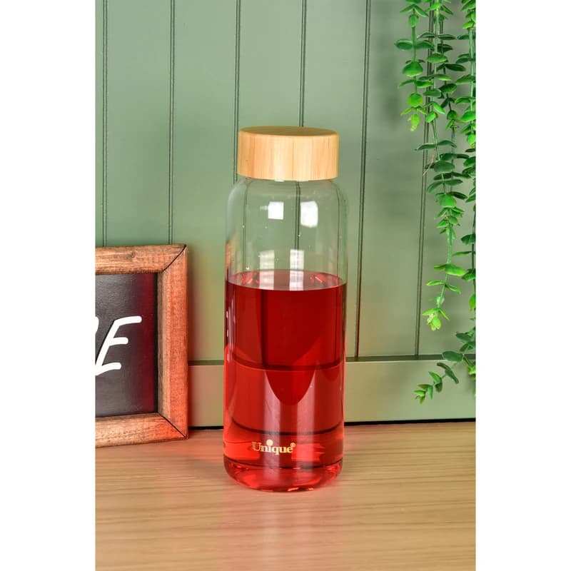 بطری آب متوسط درب چوبی یونیک UN-3058 — تصویر ۲