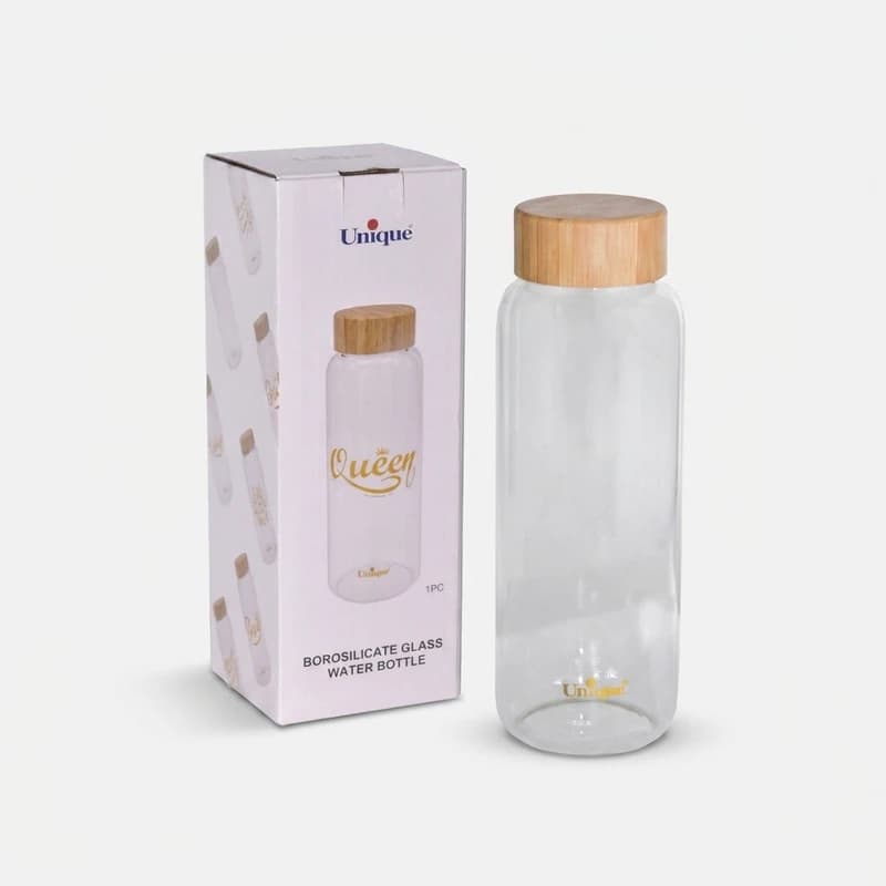 بطری آب متوسط درب چوبی یونیک UN-3058 — تصویر ۴