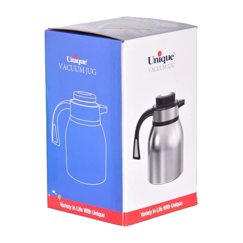 فلاکس 2 لیتر استیل دکمه وسط یونیک UN-1838 — تصویر ۵