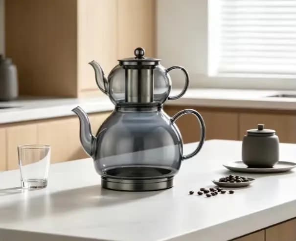 کتری قوری پیرکس شعله مستقیم مولتینی کد 4562 — تصویر ۴