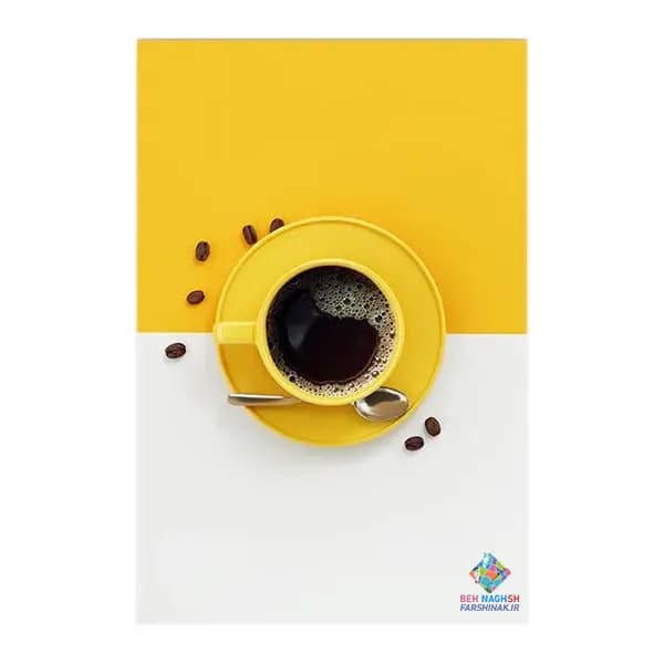 فرشینه آشپزخانه کد K113 سری جدید طرح فنجان قهوه — تصویر ۲
