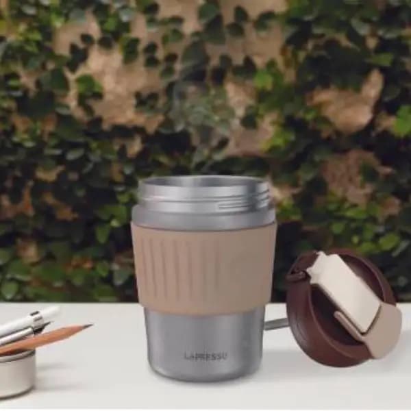 ماگ 350 میلی لیتری لپرسو مدل Lepresso Morningscape Tumbler Mug LPPBCFFCGY — تصویر ۳