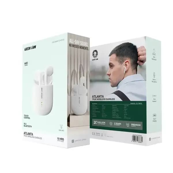 هندزفری بلوتوث گرین لاین مدل Green Lion Atlanta True Wireless Earbuds — تصویر ۷