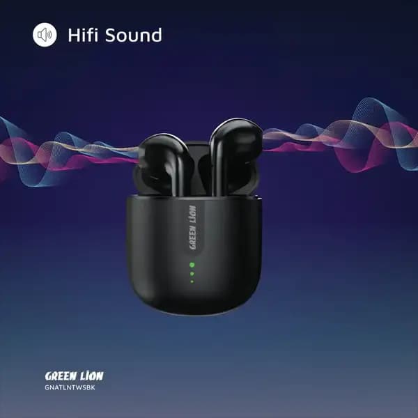 هندزفری بلوتوث گرین لاین مدل Green Lion Atlanta True Wireless Earbuds — تصویر ۴