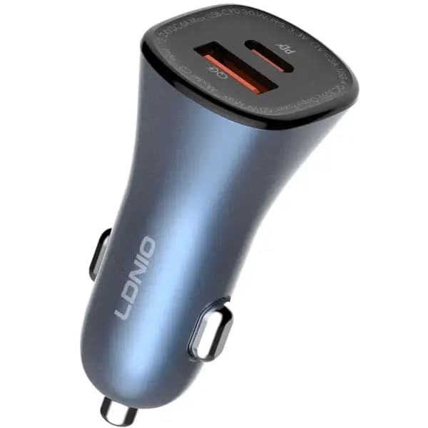 شارژر فندکی 60 وات فست شارژ الدینیو LDNIO C3 — تصویر ۴