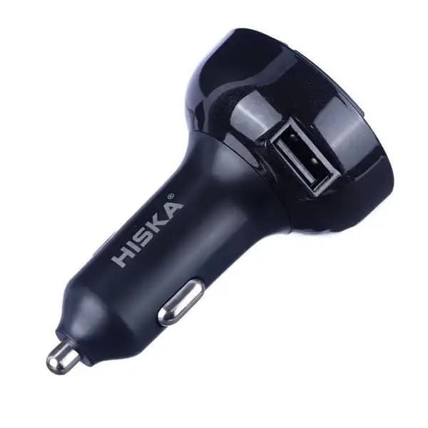 شارژر فندکی و اف ام پلیر بلوتوثی ۳۰ وات هیسکا مدل Hiska HCC-338 — تصویر ۲