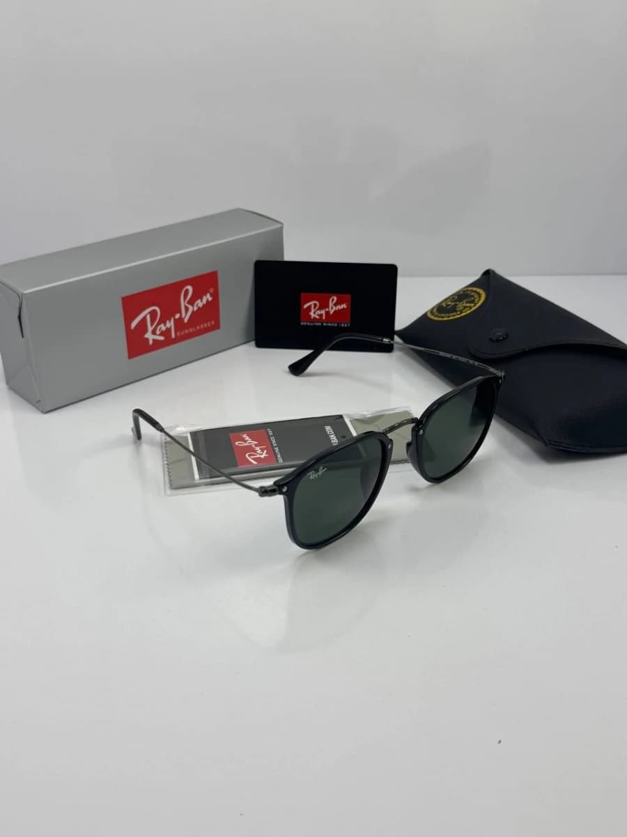 عینک نوک‌مدادی مشکی rayban rb-2448 n