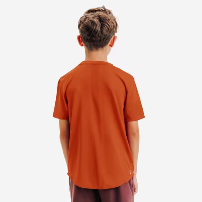 تیشرت تنیس بچهگانه دکتلون Decathlon TTS Light JR – قهوهای — تصویر ۳