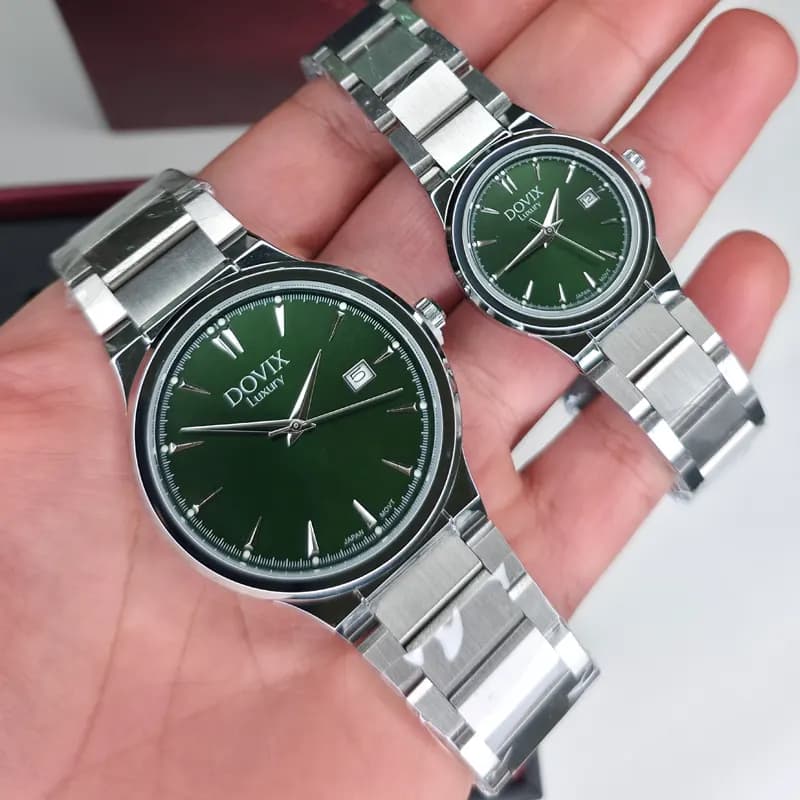 ساعت مچی ست داویکس آلمان اورجینال نقره ای مشکی مدل DV241010 — تصویر ۱۰