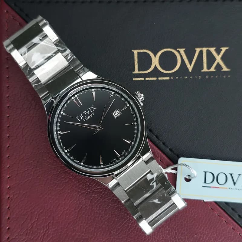 ساعت مچی ست داویکس آلمان اورجینال نقره ای مشکی مدل DV241010 — تصویر ۷