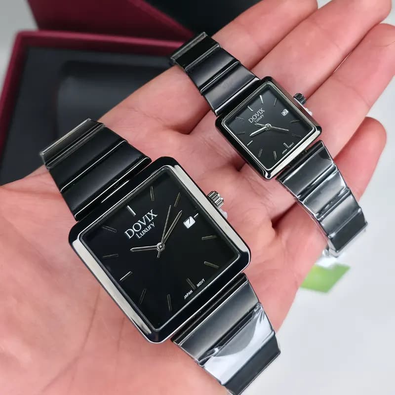 ساعت مچی ست داویکس آلمان اورجینال تمام مشکی مدل DV241015 — تصویر ۶