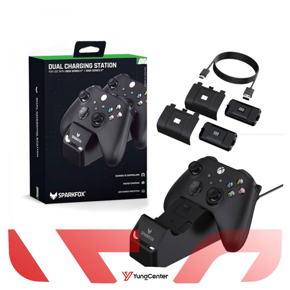 پایه شارژر SparkFox مدل W20X513 مناسب دسته بازی Xbox Series X/S
