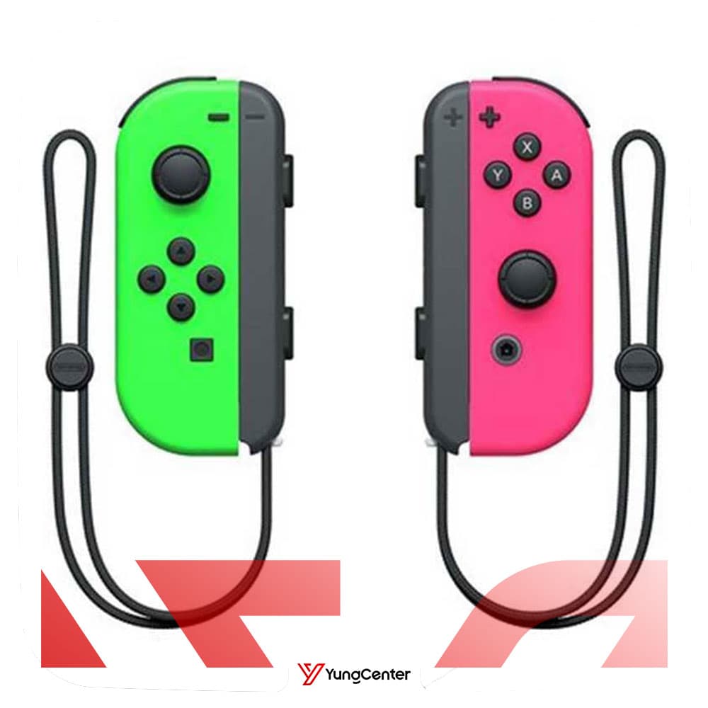 دسته بازی جوی کان Joy Con برای Nintendo Switch – سبز صورتی
