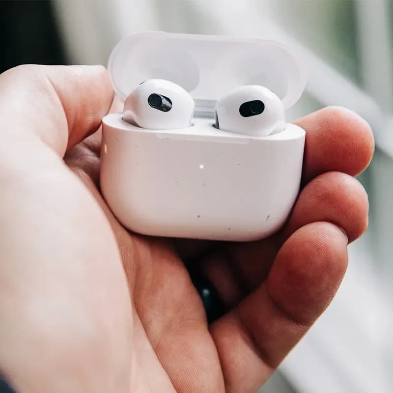 هندزفری بلوتوثی ایرپاد اپل مدل پرو AirPods 3 – کیفیت های کپی (مشابه اصلی و بارکد دار) + (گارانتی طلایی) — تصویر ۶