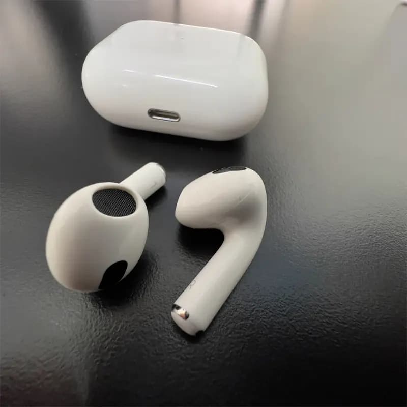 هندزفری بلوتوثی ایرپاد اپل مدل پرو AirPods 3 – کیفیت های کپی (مشابه اصلی و بارکد دار) + (گارانتی طلایی) — تصویر ۸