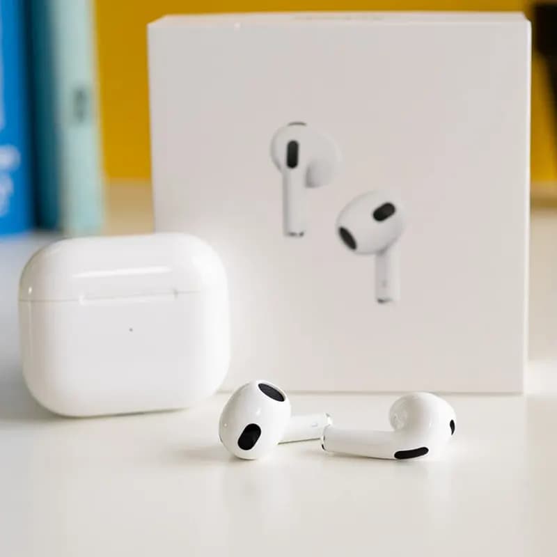 هندزفری بلوتوثی ایرپاد اپل مدل پرو AirPods 3 – کیفیت های کپی (مشابه اصلی و بارکد دار) + (گارانتی طلایی) — تصویر ۷