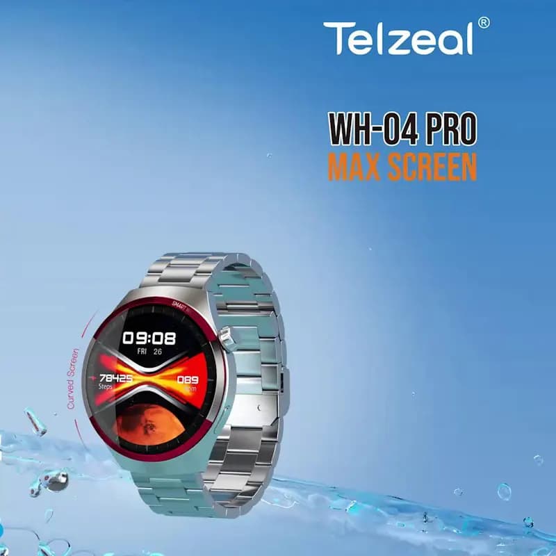 ساعت هوشمند تلزیل اورجینال Telzeal WH-04 pro max screen (دارای 3 عدد بند) + گارانتی طلایی — تصویر ۷