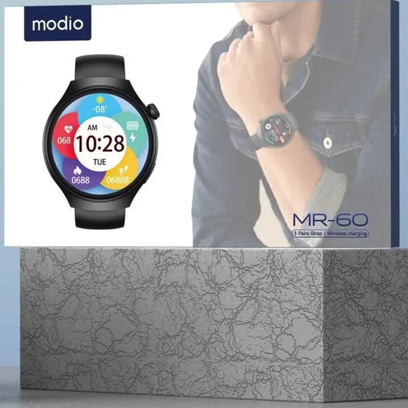 ساعت هوشمند مودیو اورجینال مدل MR-60 (دارای 3 بند) + گارانتی طلایی — تصویر ۵