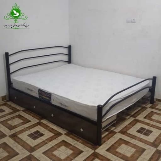 تخت خواب دو نفره مدل میله ای مبلمان فرنا مدل 1144346