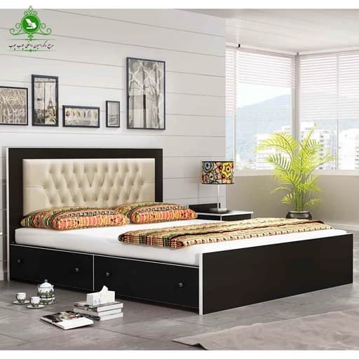 تخت خواب دو نفره چستر مدل پانتا مبلمان فرنا مدل 1144344