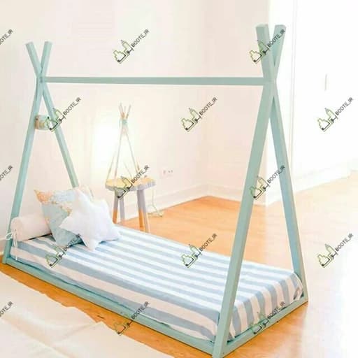 تخت سرخپوستی ام دی اف سایز کودکموجود استارسال بصورت پسکرایه است مبلمان فرنا مدل 1144341