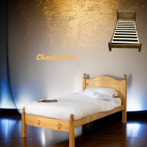 تخت خواب چوبی نوجوان کلاسیک مناسب تشک 80-180 مبلمان فرنا مدل 1144336