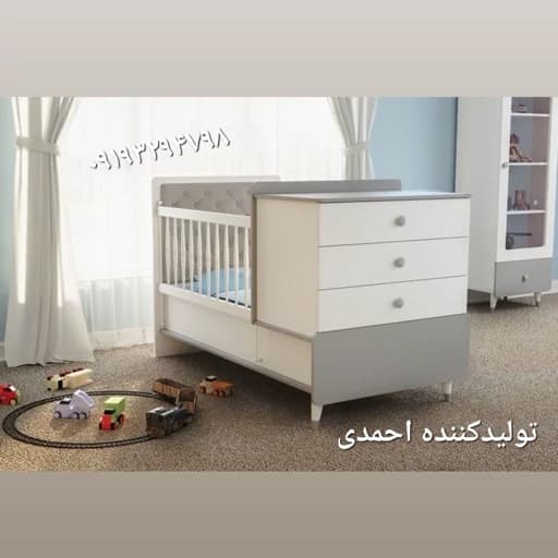 تخت خواب نوزاد نوجوان اسپرت مبلمان فرنا مدل 1144321
