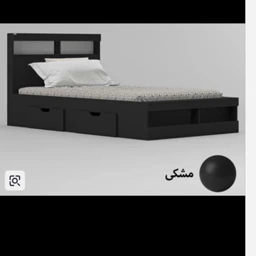 تخت خواب یک و نیم نفره F30050 مبلمان فرنا مدل 1144274