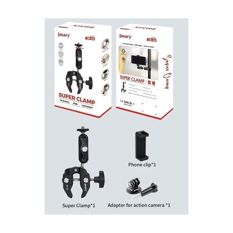 گیره نگهدارنده موبایل و دوربین جیماری Jmary SR-56 Mobile Phone and Camera Holder