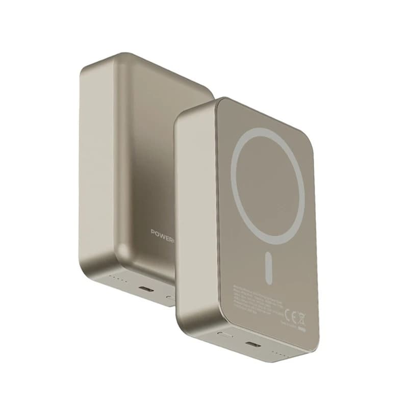 پاوربانک پاورولوژی مدل Magsafe aluminum ظرفیت 20000 میلی آمپر ساعت — تصویر ۲