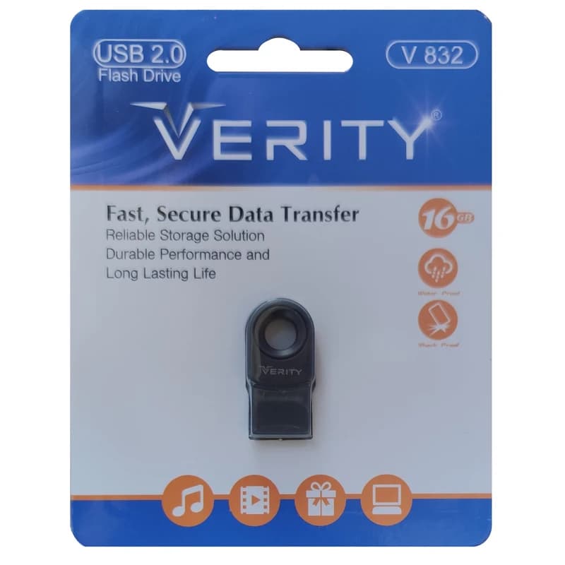 فلش مموری وریتی مدل V832 ظرفیت 16 گیگابایت — تصویر ۲