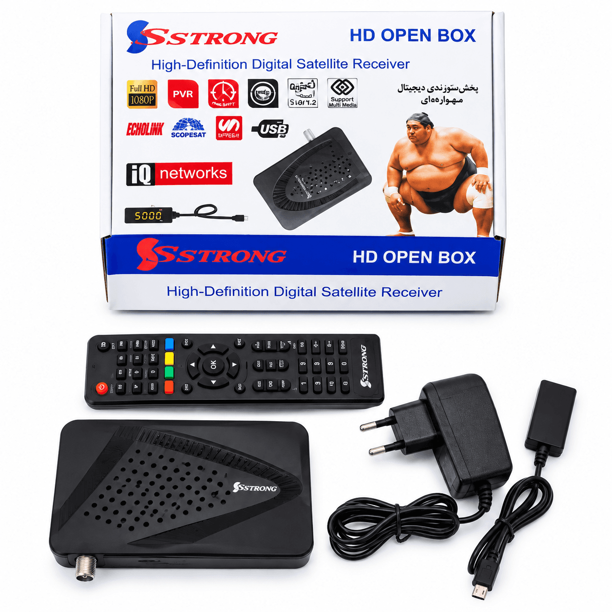 رسیور جیبی اسمارت استرونگ مدل HD OPEN BOX | گیرنده دیجیتال جیبی