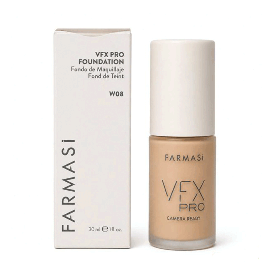 کرم پودر فارماسی FARMASI مدل VFX PRO Camera Ready شماره W08