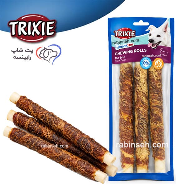 تشویقی سگ تریکسی دور پیچ اردک 250 گرمی