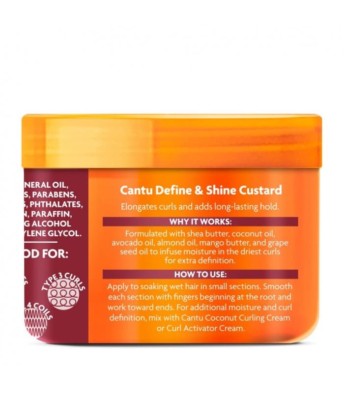 کاسترد حالت دهنده و براق کننده مو کنتو Shea Butter — تصویر ۴
