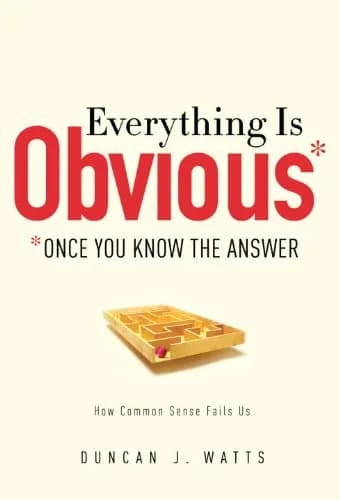 و دانلود نسخه کامل کتاب زبان اصلی Everything Is Obvious: *Once You Know the Answer Kindle Edition | دانلود کتاب خارجی