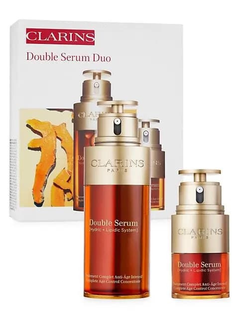 پک دوتایی سرم جوانسازی پوست دورچشم کلارنس فرانسه Double SerumCLARINS — تصویر ۸
