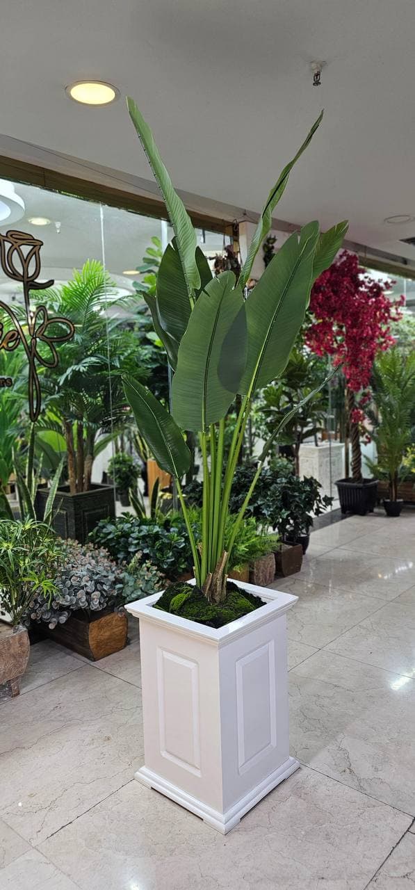 درختچه پرنده بهشتی مصنوعی 180سانتی متر 9 برگ — تصویر ۵