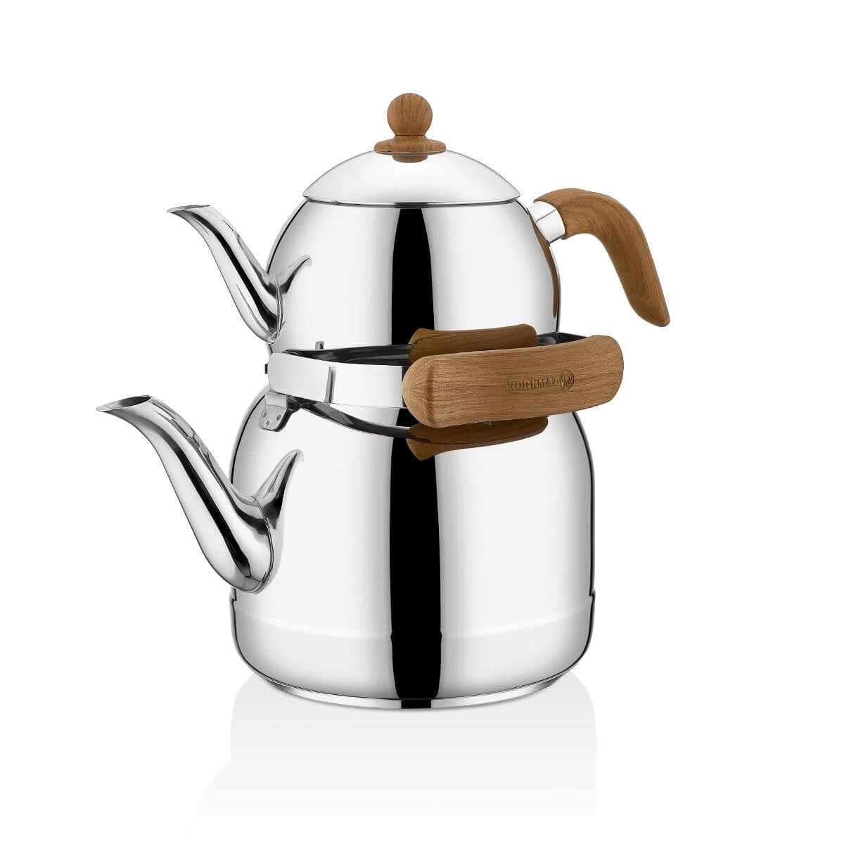 کتری و قوری کرکماز مدل A217 ا Korkmaz Foresta Teapot Set 3.5 lt A217