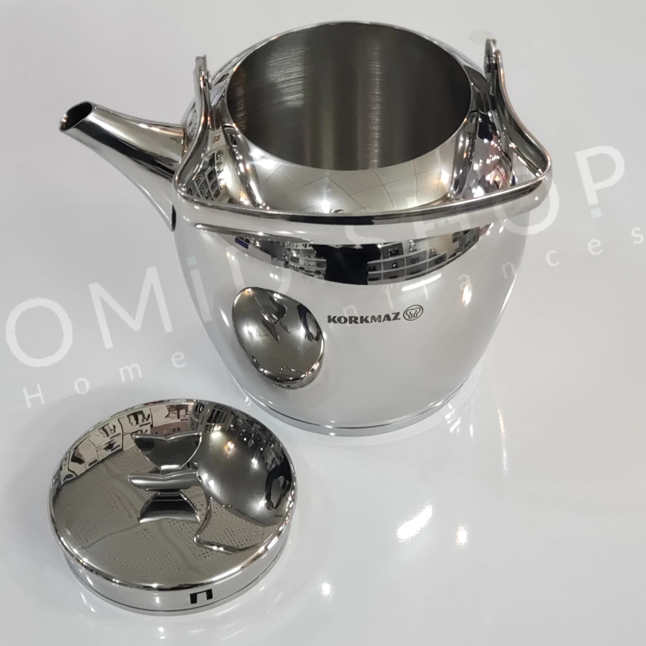 کتری کرکماز مدل پروانه ای کدA026 ا Korkmaz Butterfly Teapot 2.3 LT Model A026 — تصویر ۲