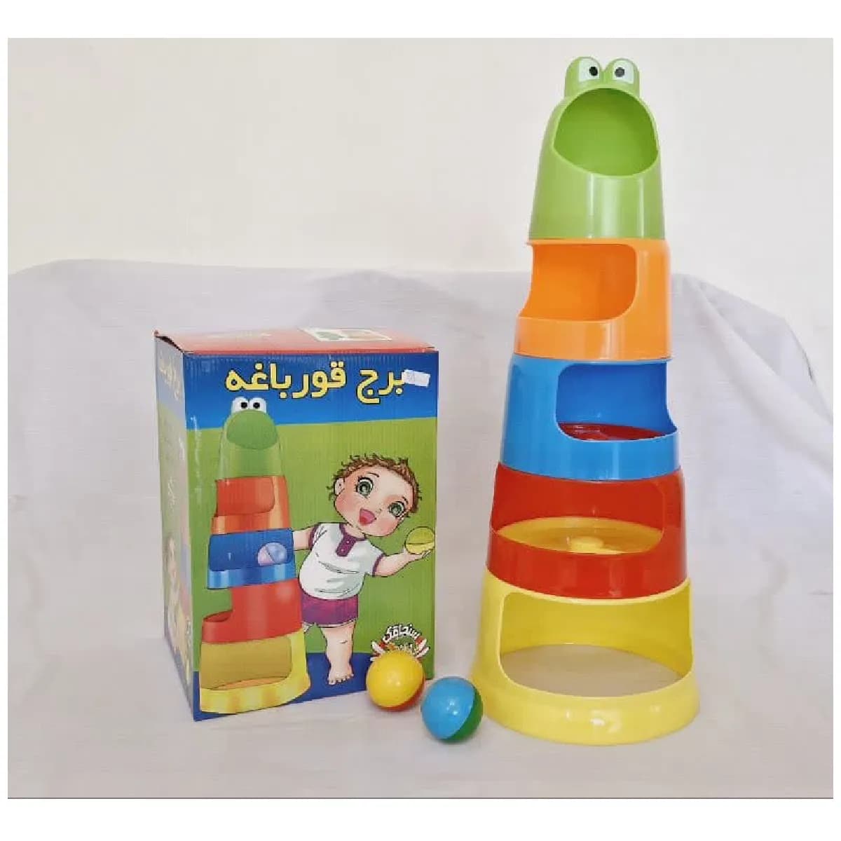 بازی برج توپ قورباغه
